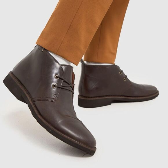 Ralph Lauren Leather Talan Chukka Boots 8D - Picture 1 of 10